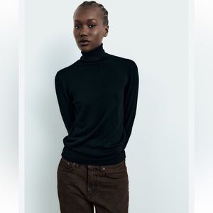 Zara turtlenecck black